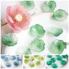 10-Piece Set: 22x24mm 3D Lotus Leaf DIY Hairpin Material for Ancient Style Jade Hairpins