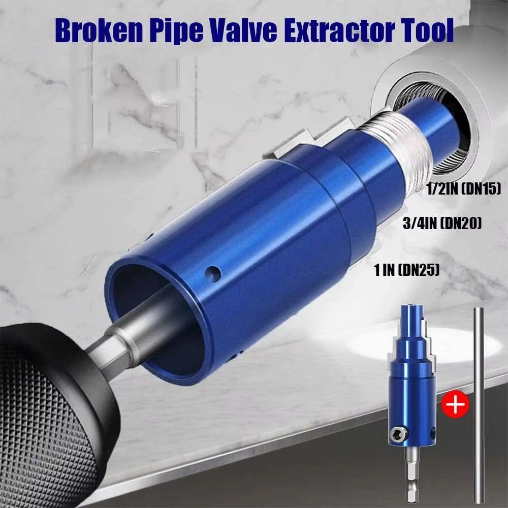 Portable Broken Pipe Valve Extractor Pipe Repair Broken Screw Extraction  Thread Removal Tool