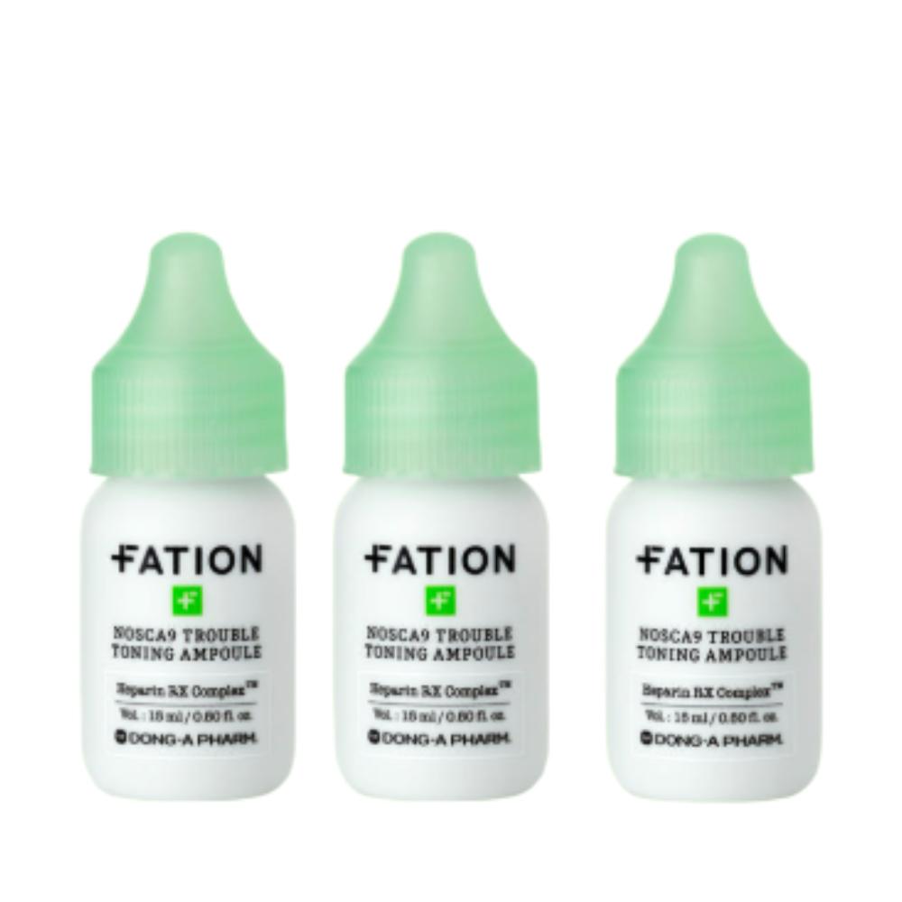Fation Nosca9 Trouble Trace Ampoule Triple Set (15ml x 3ea) Niacinamide Intensive Care
