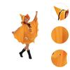 Kids Halloween Costume Pumpkin Costume Outfit Dress up Witch Costume Bat Wing for Carnival Photo Props Role Play Party Holiday