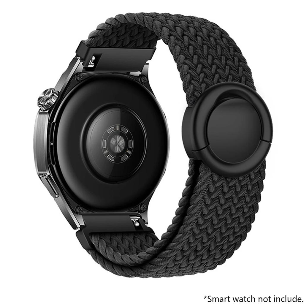 18mm 20mm 22mm Pasek pętla z plecionego nylonu do Huawei Watch GT5/GT4 Pro Klamra spadochronowa Wygodny pasek do Samsung Watch 7 6 5 4