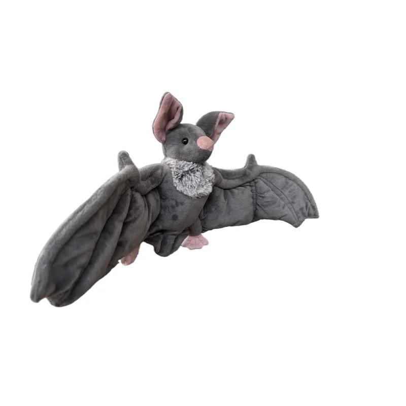 New 25cm Halloween Plushy Stuffed Bat Doll Plush Throw Pillow for Boys and Girls Christmas Halloween Decoration Holiday Gifts