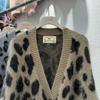 Sweaters Coat Cardigan for Women Winter Leopard Oversize Fleece Thickened V Neck Loose Long Sleeve Knit Sweaters Coat