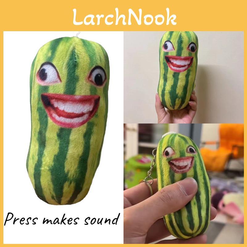 Talking Watermelon Slice Plush Toy Adorable Pp Cotton Stuffed Animal For Kids And Adults