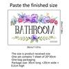 Living Rooms Rules Sign Bathroom Mirrored Plastic Objects Air Bubbles