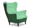 Armchair Wingback ARI DUO Scandinavian Family Furniture Green Pistachio Celadon