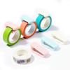 Macaron Color Mini Tape Cutter, Portable Washi Tape Dispenser & Cutter with Stainless Blade (48mm)