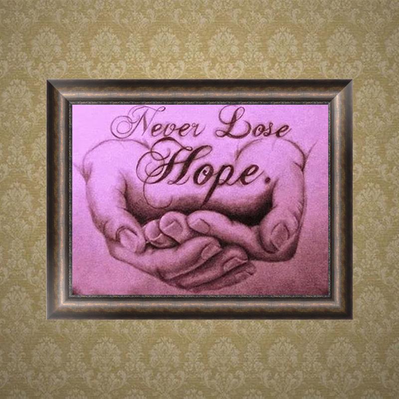 

HC Полные круглые дрели 5D DIY алмазная живопись Любовь в руке DIY стразы вышивка крестиком домашний декор 40*30 cm