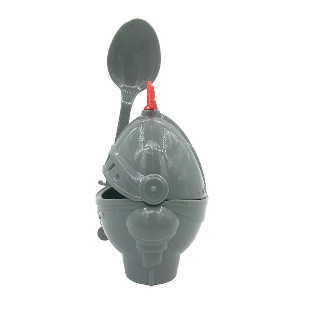 Egg Tray Portable Detachable Innovative Plastic Egg Storage Cup Holder With SpoonGrey