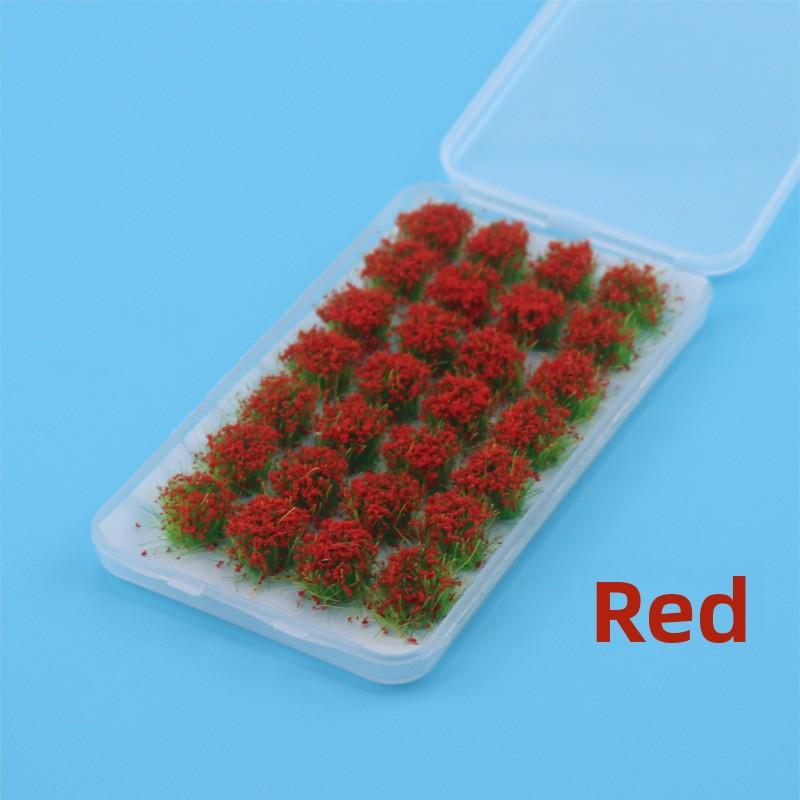 24pcs Realistic Mini Grass Clumps Dollhouse Micro Landscape Diy Garden Terrarium Diorama Building Model Landscape Accessories