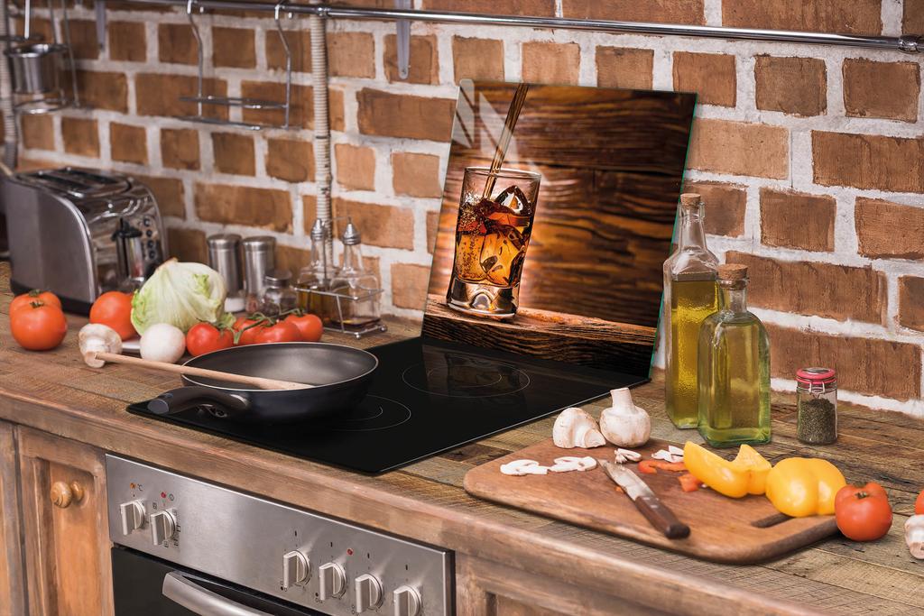 SZKLANA DESKA DO KROJENIA 52x40 WHISKY