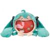 Itabagu Pupu Adorable Plush Backpack Cartoon Character with Big Mouth Smile Anime-Style Transparent Display School Bag