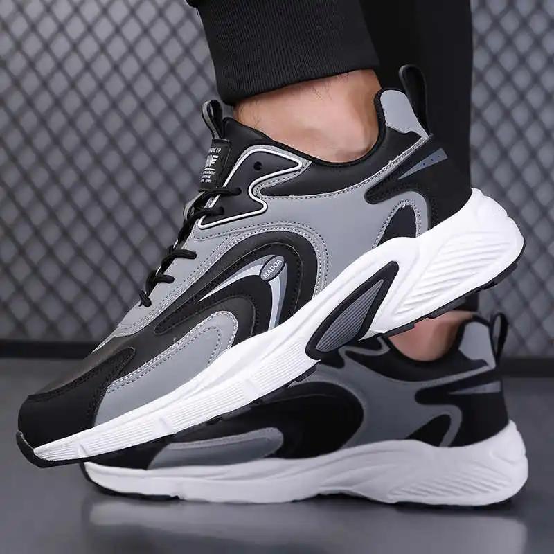 Fashion With Lacing Thick Heeled Green Basketball Shoes Casual Teniz Men's Branded Sneakers Sports Teniz Latest Krasofka Low Prices