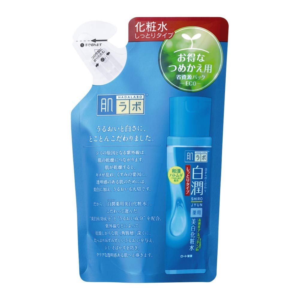 

Hada Labo Shirojun Medicinal Whitening Arbutin x Vitamin C x Japanese Herbal Coix Seed Moisturizing 170mL x 8 [Quasi-drug] Lotion, High-purity