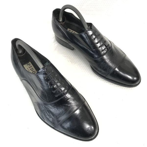 Japan PIDO Width Selection Straight Tip Dress Shoes 26cm 4E Black(USED)