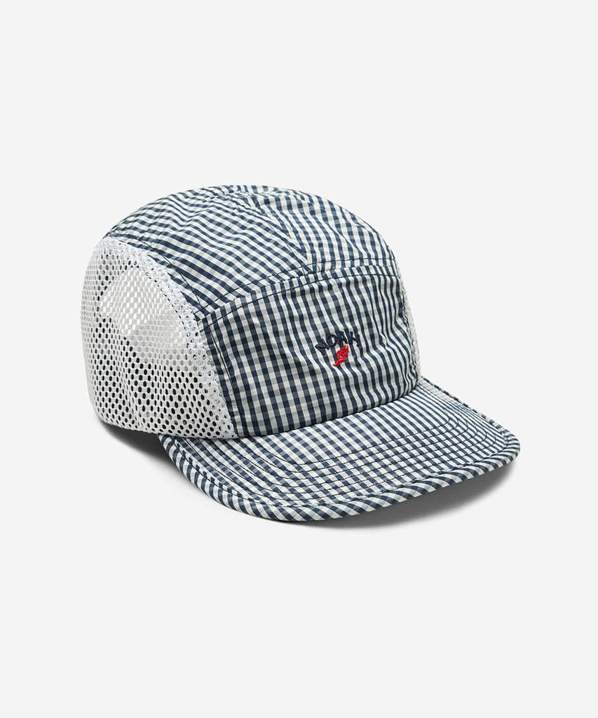 Noa (U) Gingham Runner Hat Navy/White Gingham