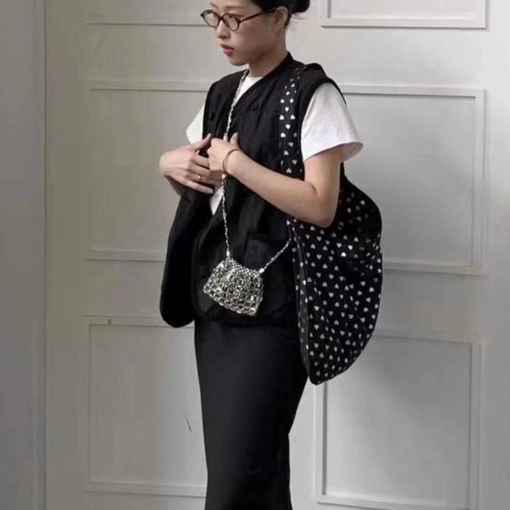 Shiny Sequin Shoulder Bag Bohemian Style Crossbody Bag Vintage Bead Handbag  Travel