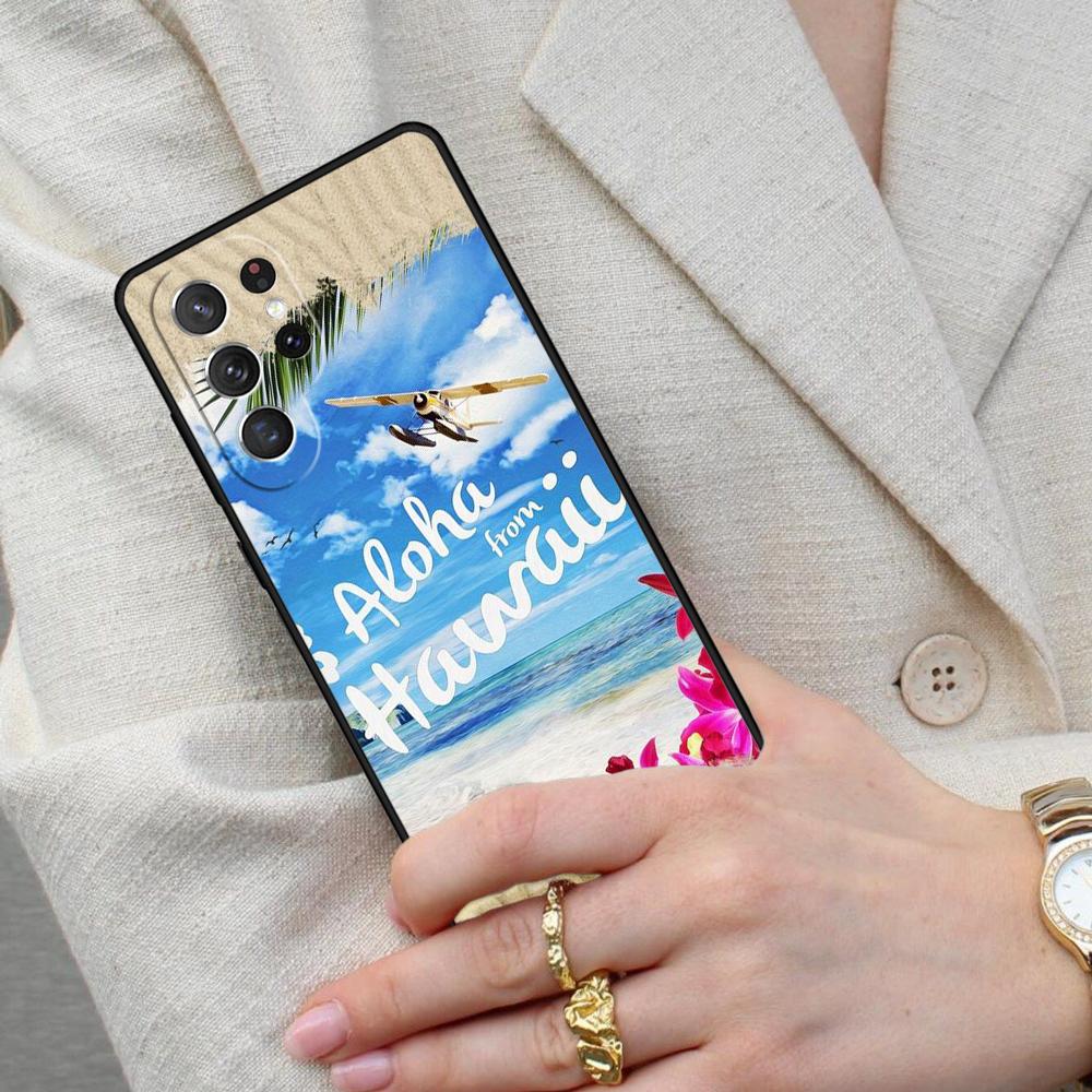 Aloha Beach Life Hawaii Cell Phone Case for Samsung Galaxy S26 Ultra S25 S24 S23 S22 S21 S20 Note10 Cover