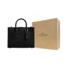 Coach Ace 17 Carriage Pattern Print Exquisite Calfskin Tote Shopping Bag Shoulder Crossbody Handbag Small Women Tote Black CT889-B4BK