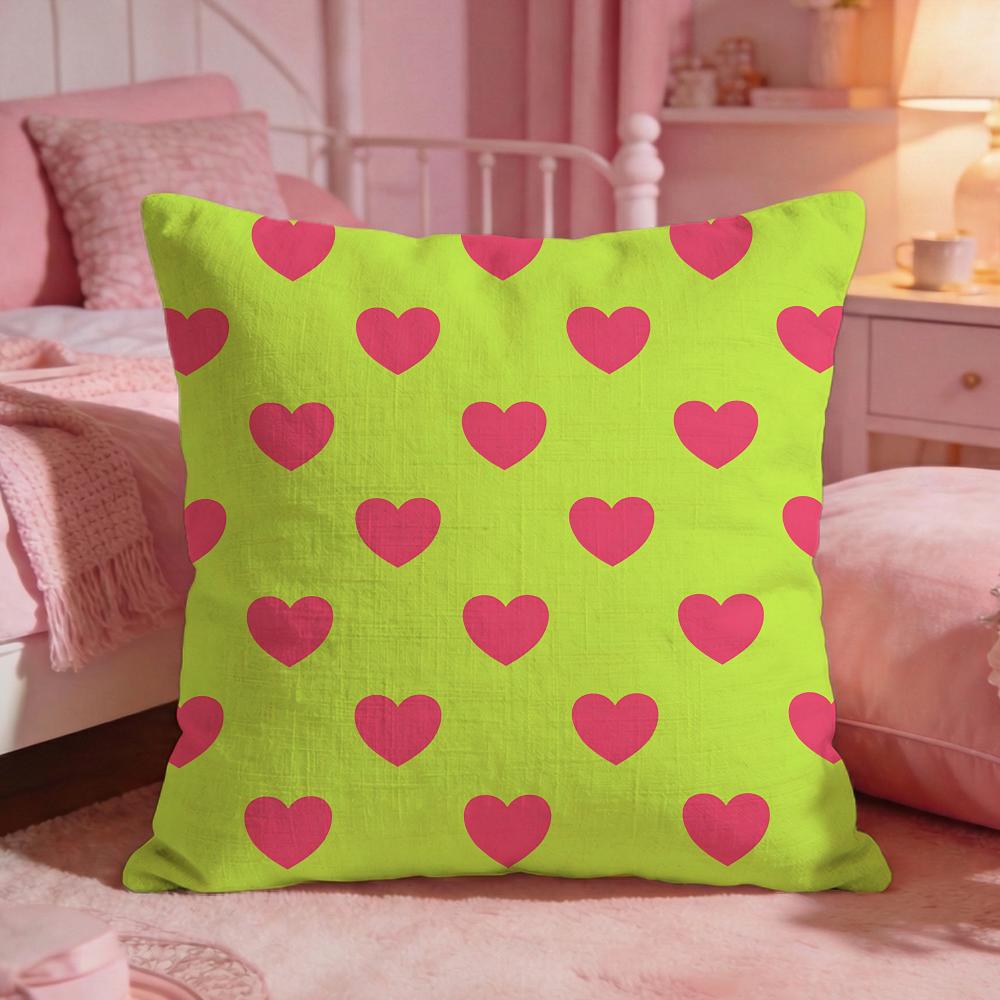 EEnergy Heart AlloverS Cushion Cover Premium Comfort Reversible Pillow Cove Two in One Design for Any Room Car Interior