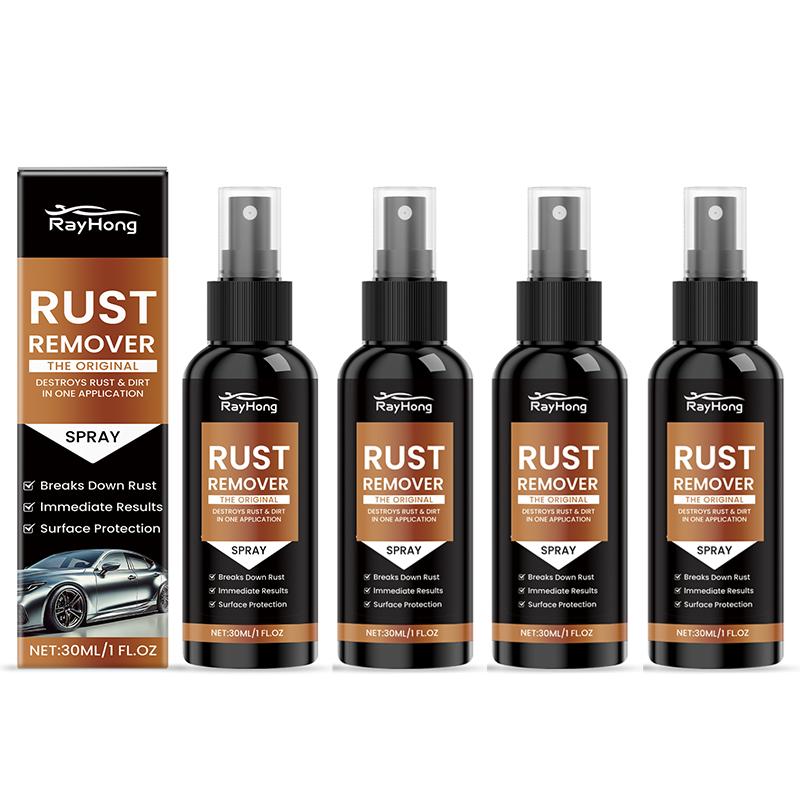 30ml Car Rust Remover Spray Automobile Hub Rust Remover Metal Multiple Surfaces Iron Stain Cleaner Cleaning Tools Car Supplies