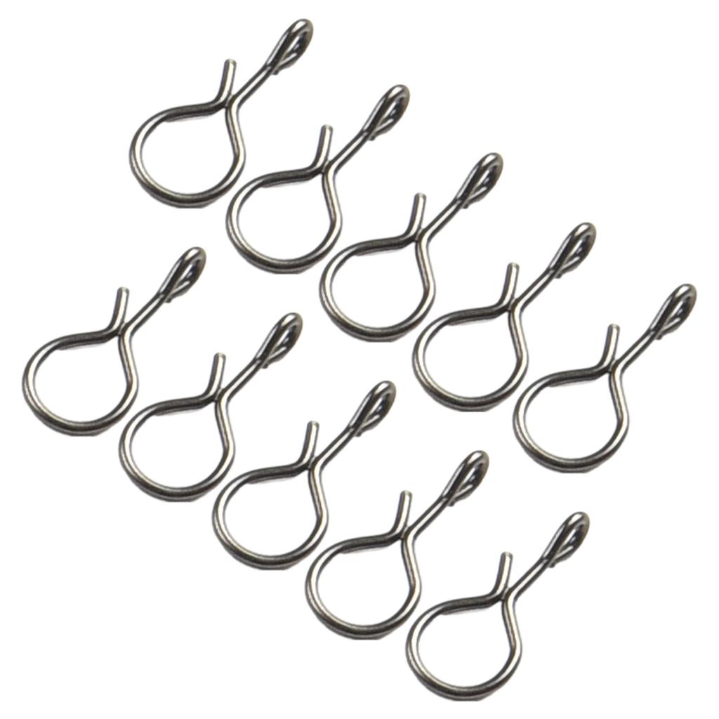 Premium Fly Fishing Snap Quick Change Connect for Flies Hook Lures Set of 50pcs