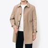 Spring and Autumn Business Casual Men's Mid-length Lapel Coat