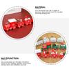 1Pcs Wooden Christmas Mini Train Decor Premium Material Smooth Edges Safe Kids Desktop Xmas Ornament Holiday Decoration