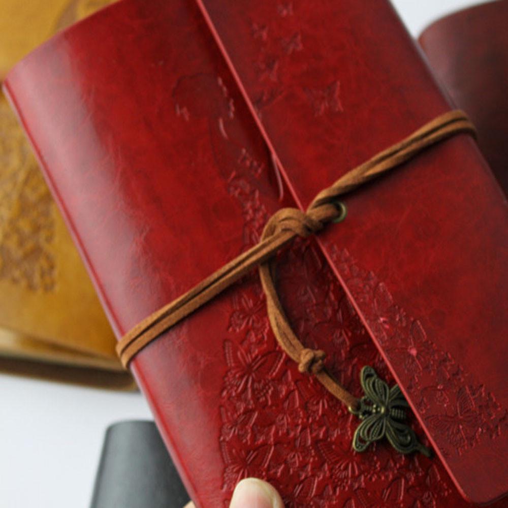 Klassisches Kraftpapier-Notizbuch, tragbar, kreativ, Schmetterling, Tagebuch, Buch, Geschenk