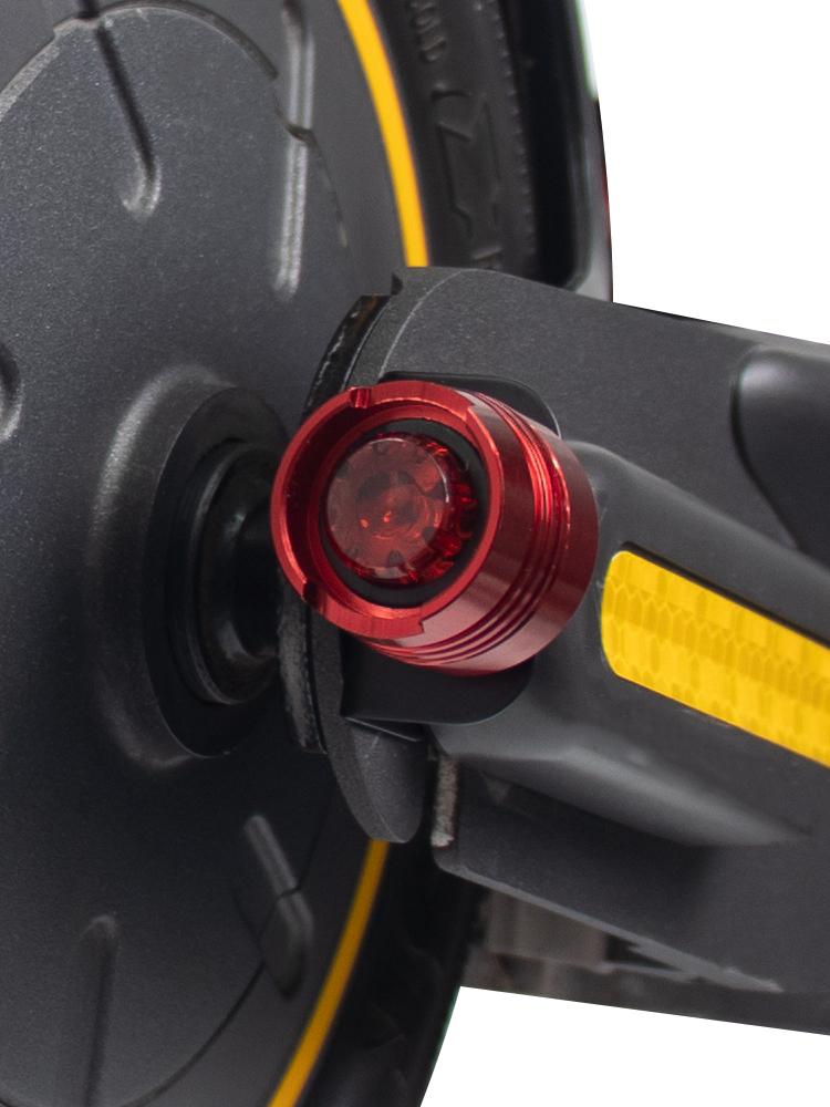 Für Ninebot Max G30 G30D Elektroroller LED Wasserdichtes Licht Sicherheitswarnung Rücklicht Batterie Kollisionsschutz Warnleuchten