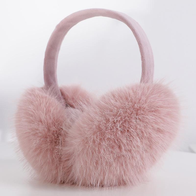 Ruiya Foldable Plush Velvet Earmuffs for Winter - Warm, Cold-Proof, Antifreeze Ear Warmers for Women and Students