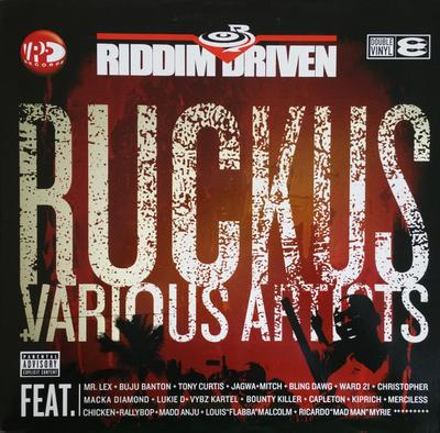 LP Record VARIOUS - Riddim Driven: Ruckus (2LP) VPRL2286 VP Records 2005 US Reggae, Ska & Dub Used