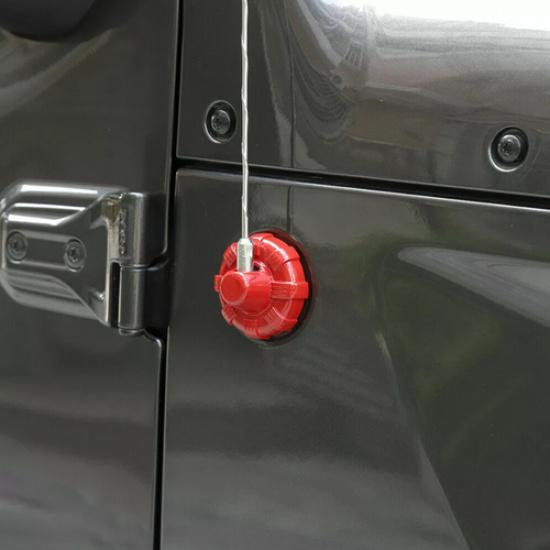 For 2018-2025 Jeep Gladiator JT/Wrangler JL Red Exterior Antenna Base Cover Trim