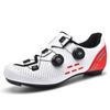 Rennradschuhe Mit Steifer Sohle Atmungsaktive Passform Herren Damen Große Größe MTB Fahrrad Option Ohne Cleats