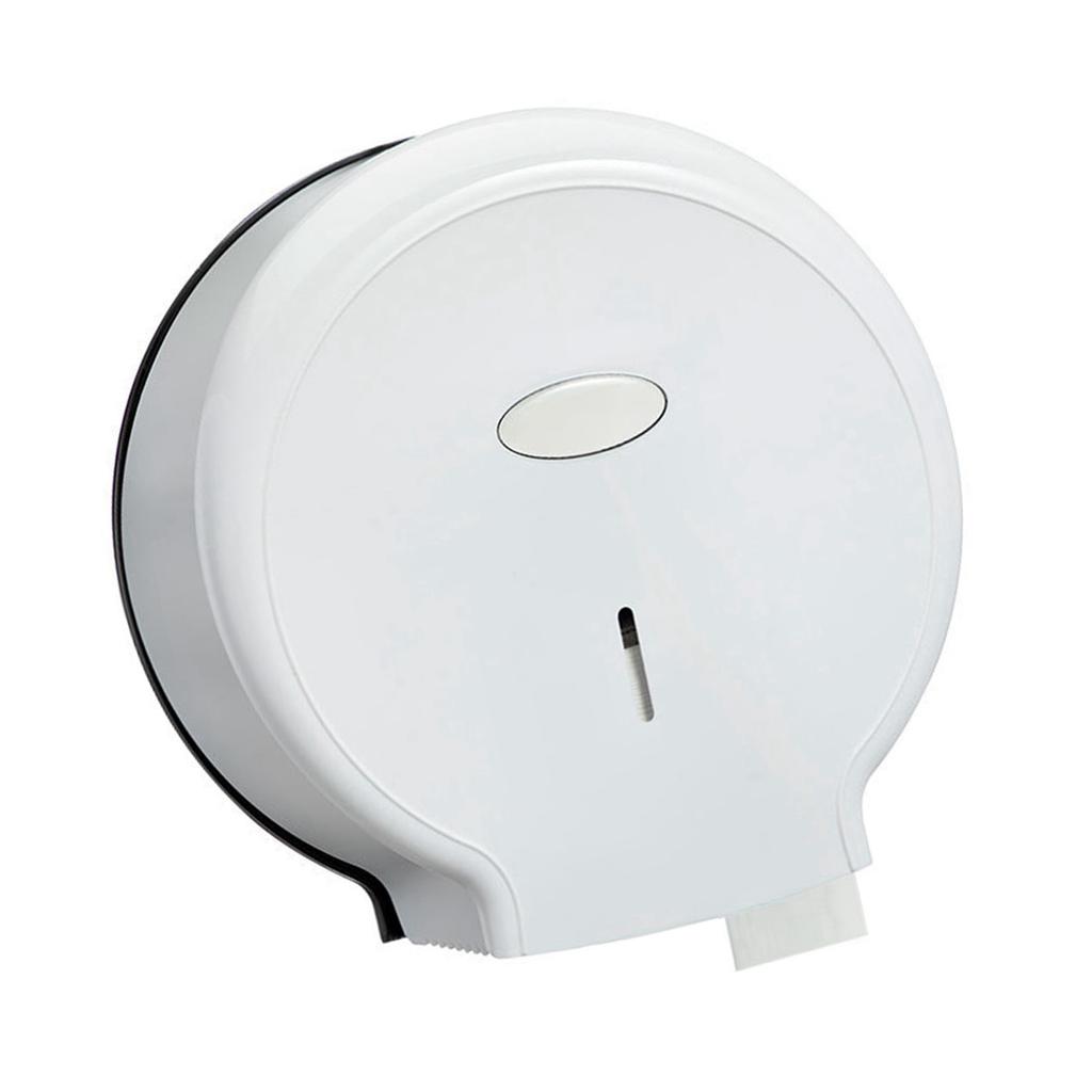Jumbo Toilet Paper Roll Dispenser Punch Free Waterproof Wall Mount Single Roll Tissue Dispenser