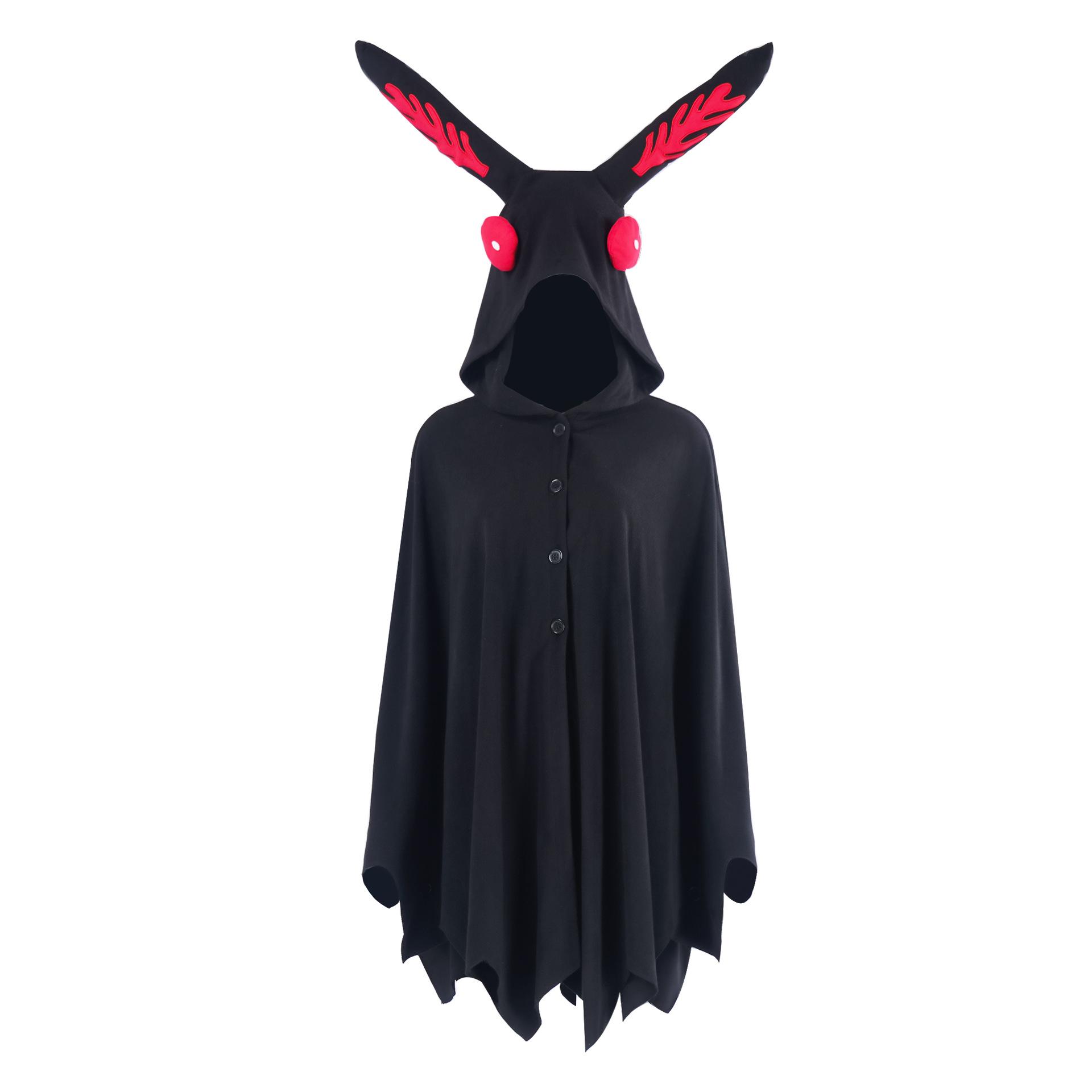 

Аниме Костюм Плащ Черный Человек-Мотылек Ужасный Мотылек Мультяшный Плащ Костюмы для Хэллоуина Наряды для Вечеринки для Взрослых M бежевый