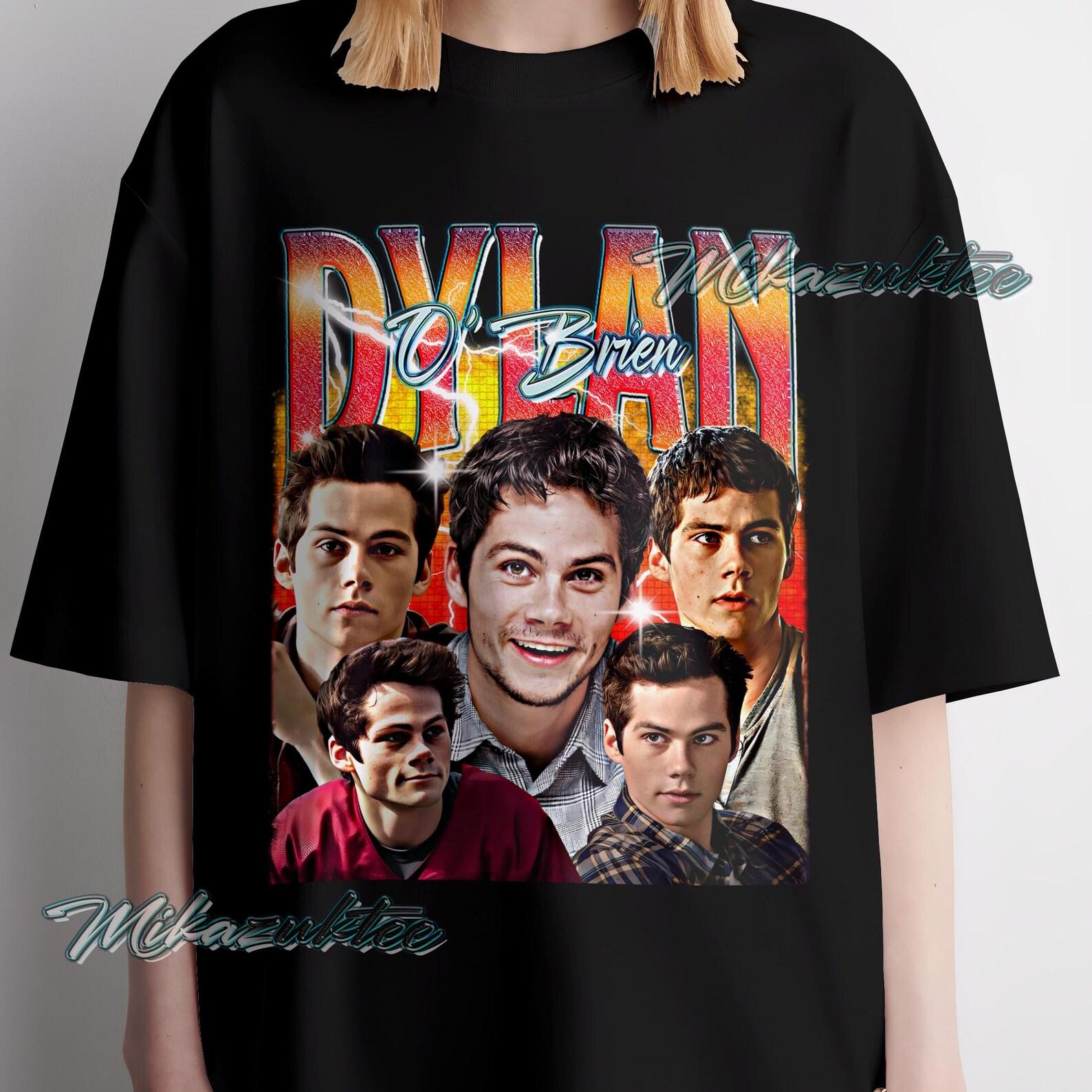 dylan o brien shirt, Vintage style Print Graphic Textured text Design shirt, o brien Tshirt 2XL