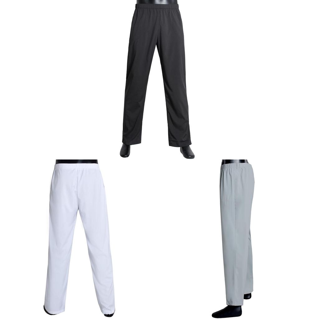 Classic Cotton Blend Mens Lounge Pants With Elastic Waist For Casual Wear