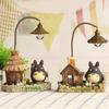 Creativity LED Desk Lamp Anime Totoro Cartoon with Bulbs Night Light for Bedroom Bedsides Desktop Ornament Gift Figure Decor