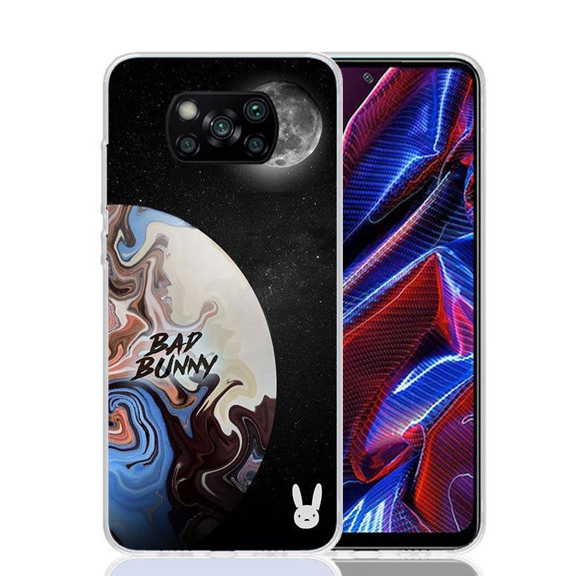Bad Bunny X100pre Phone Case For Xiaomi Poco F7 Ultra X7 X6 Pro X5 Redmi 15 15C 13 13C 12 12C 10 10A 10C 9 9A 9C 9T Shell Poco X