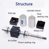 SCT Multiplier Pneumatic Cylinder SCT 50/63/80/100/125 Standard Adjustable Stroke  Multi Position High Thrust