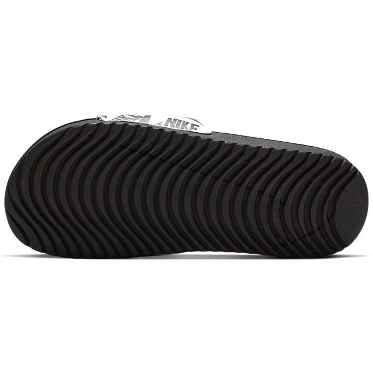 Nike Kawa Stitching Slippers Black White Kids' CT6619-100