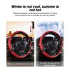 3pcs Classic Carbon Fiber Steering Wheel Cover For Tesla Model 3 Y Anti-skid Warm Summer Interior Accessories Steering Covers
