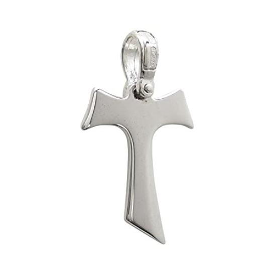 Tau Cross God Love You Pendant Silver Cross