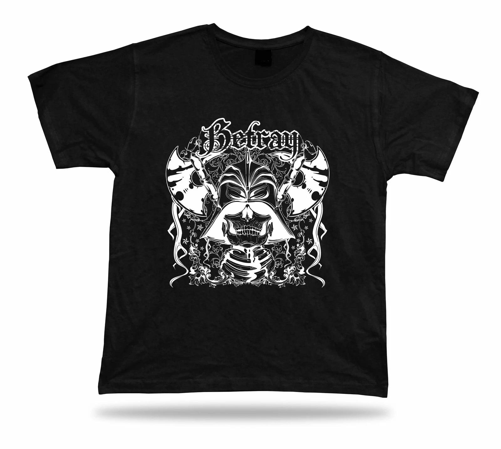 Tshirt Tee Shirt Birthday Gift Idea Betray Skull Axes Hardcore Helmet Medieval 4XL