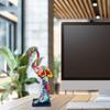 Flamingo Sculpture Resin Animal Graffiti Flamingo Figurines Home Decoration Flamingo Statue Crafts Flamingo Ornament For Leisure