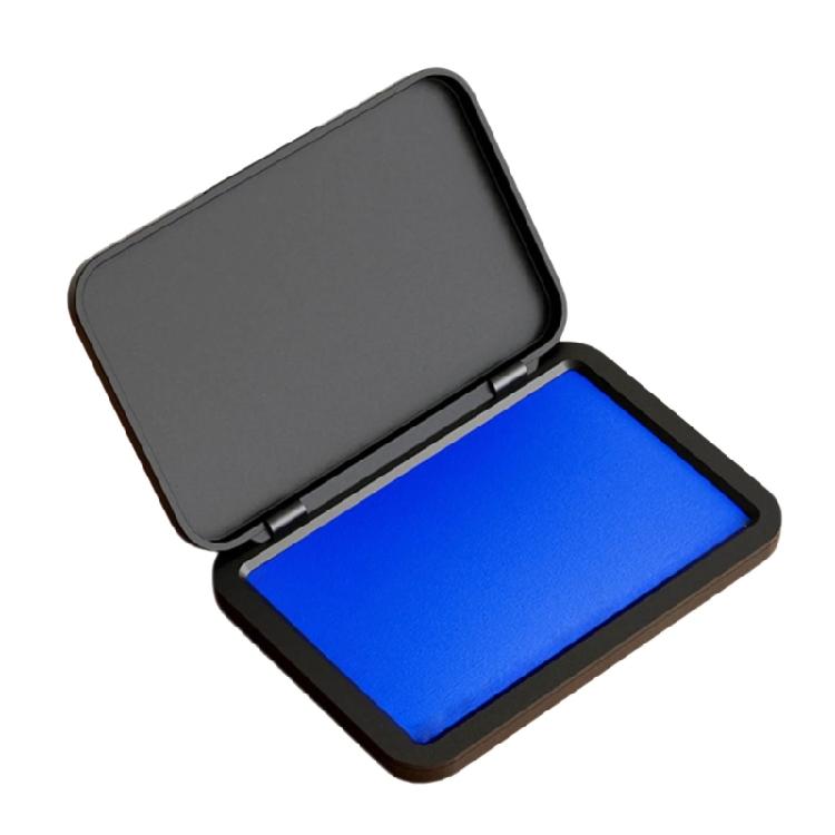 

Fingerprint Inks Pad Office Business Stamp Inkpad Quick Drying For Office Financial Document Check Contract Verification синий