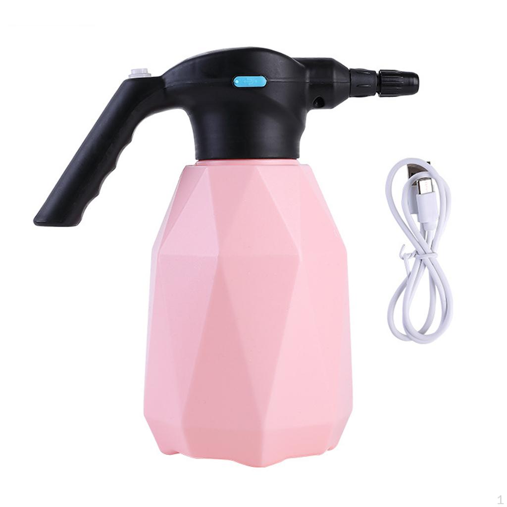 2L Automatic garden Sprayer, USB Rechargeable Fine Mist to Stream Spray Bottle, Handheld Spraying