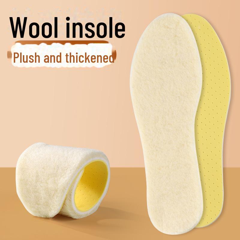 Breathable Lambskin Wool Insole: Comfort, Warmth, and Antibacterial Sweat Absorption