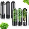 Vertical Vegetable Storage Herb Saver for Refrigerator Pods Cilantro Containers Plant Stem Hydrator Fresh Keeper Parsley Asparagus Celery Crisper